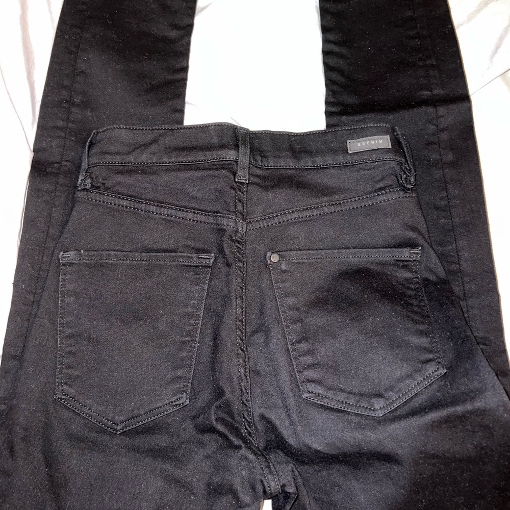 Solid black jeans